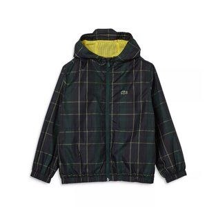 Lacoste Boys' Plaid Blouson Jacket size 4 NWT